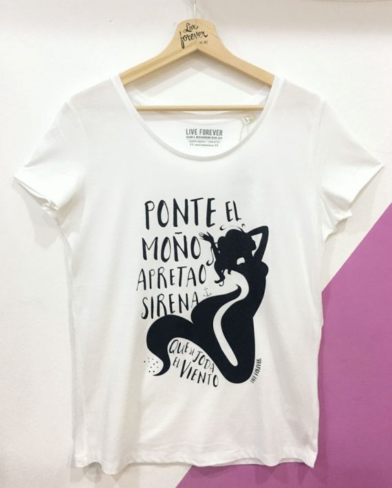Sirena Manga Corta - Camiseta Chica