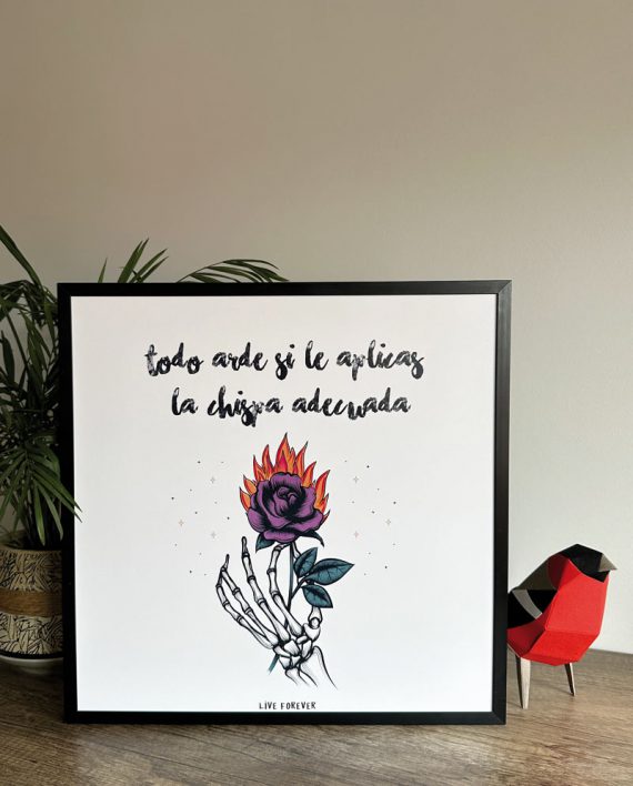 Lámina CHISPA – Live Forever ®