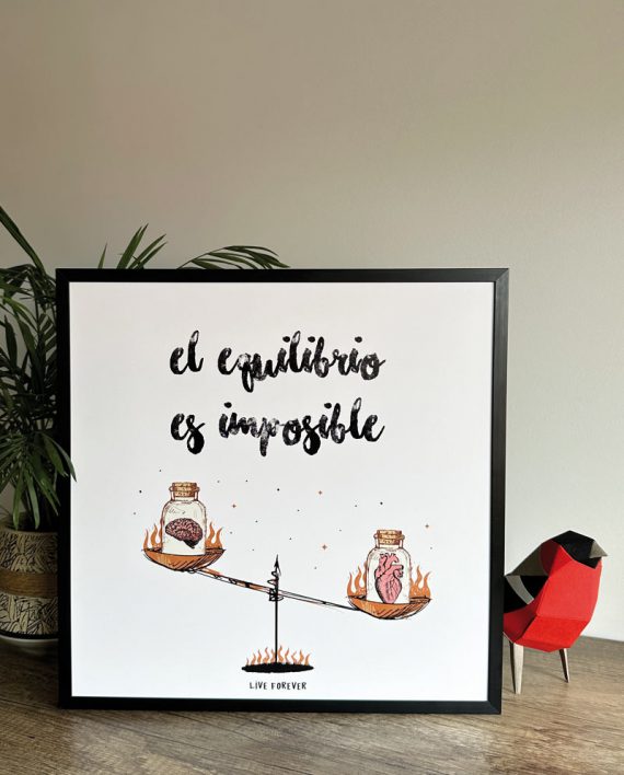 Lámina Equilibrio – Live Forever ®