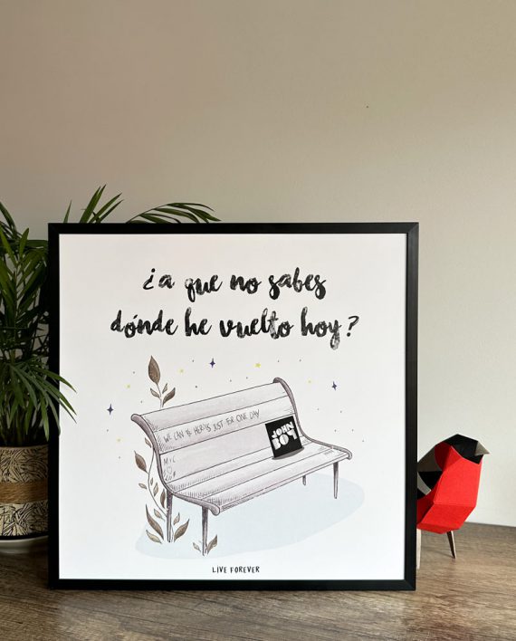 Lámina Gritar – Live Forever ®