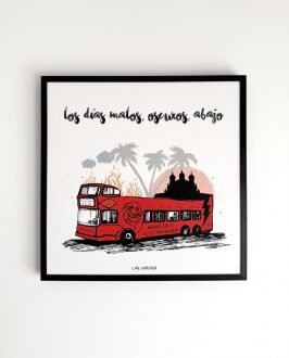 LOS DÍAS MALOS - Lámina LOS DÍAS MALOS - Live Forever ®