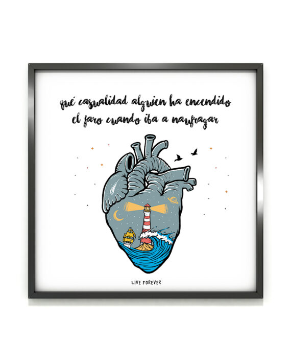Lámina Casualidad - Live Forever ®
