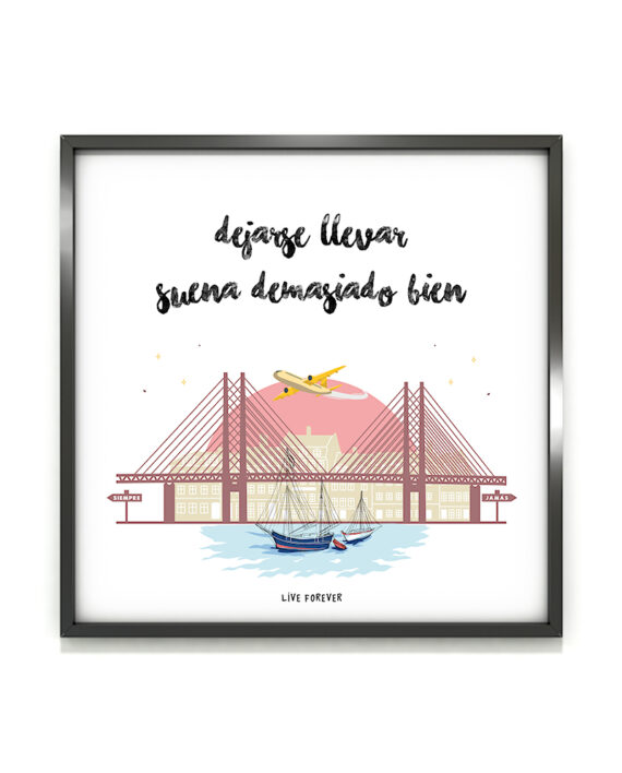 Lámina Copenhague - Live Forever ®