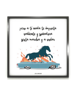 Lámina Copilotos - Live Forever ®