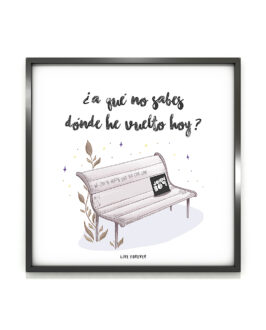 Lámina Gritar - Live Forever ®