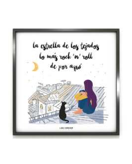 Lámina Lady Madrid - Live Forever ®