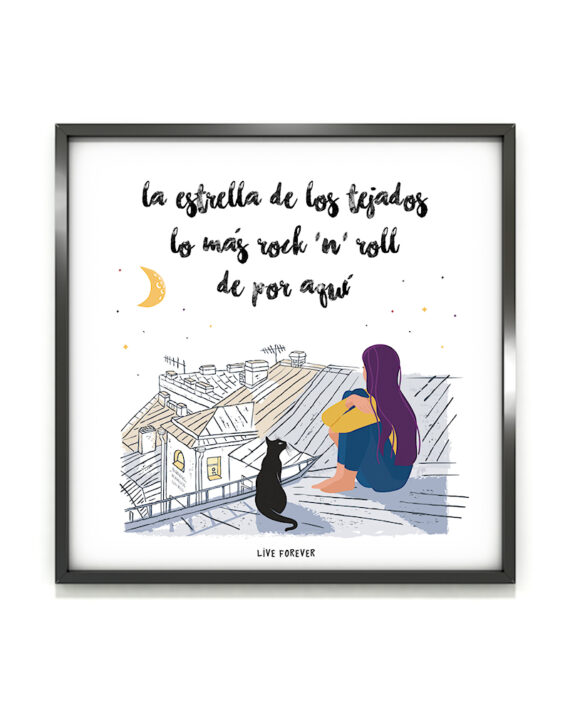 Lámina Lady Madrid - Live Forever ®