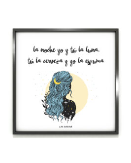 Lámina Noche y Luna - Live Forever ®