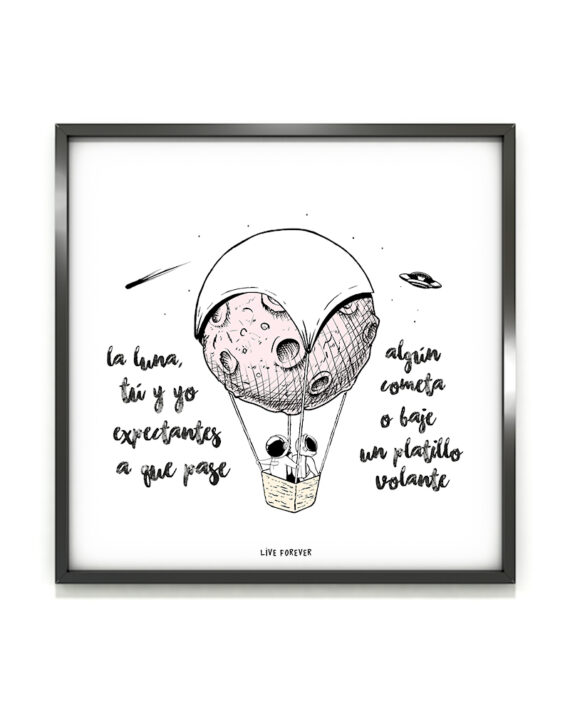Lámina Platillo Volante - Live Forever ®