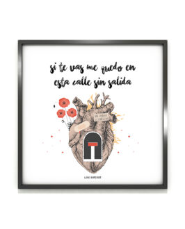 Lámina Si Te Vas - Live Forever ®