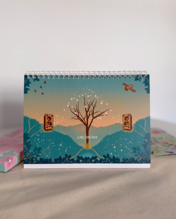 CALENDARIO 2027 – CALENDARIO MUSICAL – CALENDARIO ILUSTRADO – Live Forever ®